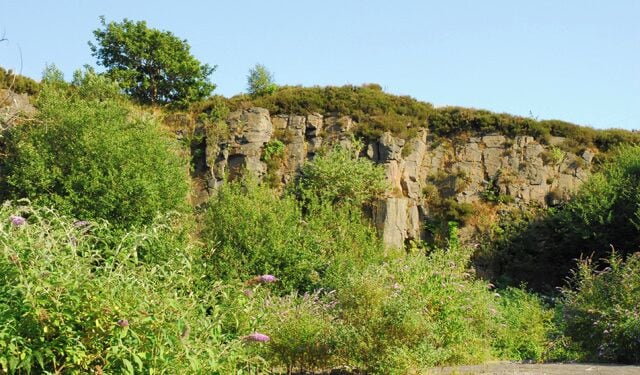 Disused Quarry at Giant's Grave, Briton Ferry.