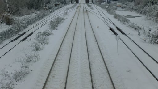 TrainTracks looking West