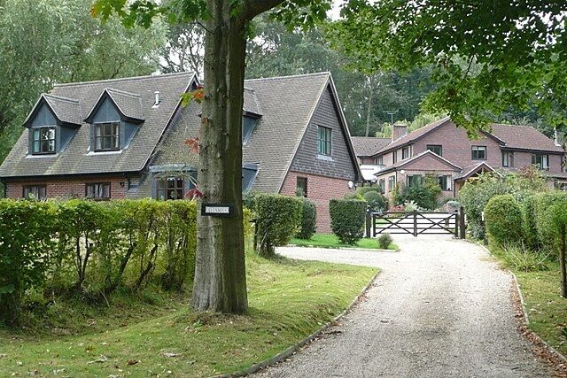 Quinneys, Frilsham A development of three large houses opposite Magpie Farm to the east of the village.
