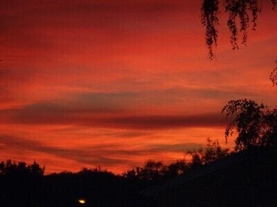 Matchborough Sunset Sunset over Matchborough East