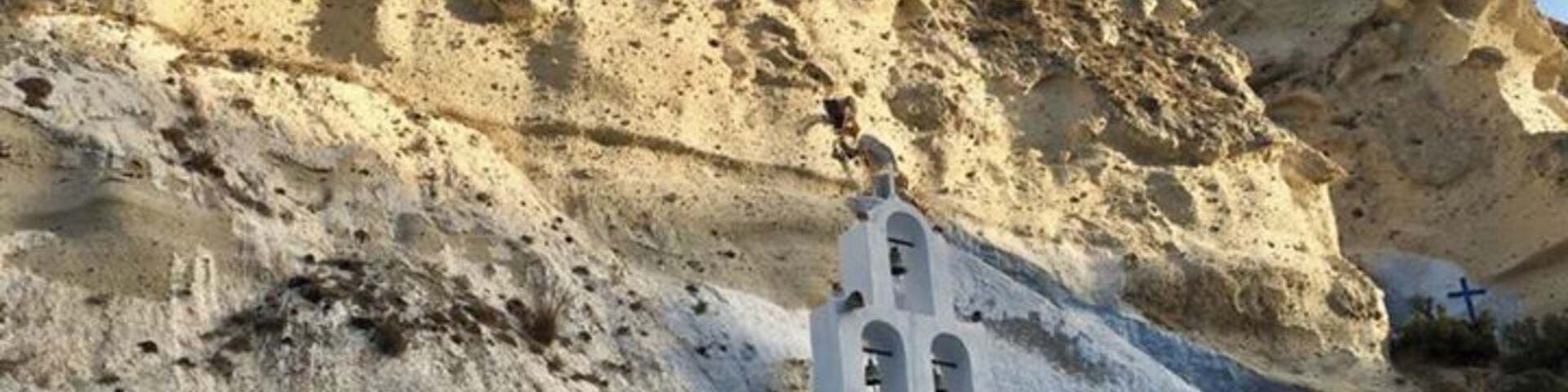 #mountains
Vothonas is a settlement excavated into the banks of a ravine formed by a torrent. It was tough finding it without a map, just an image of a church called "Panaghia Trypa". the rock hewn church of Panagia Trypa (Virgin Mary in the Hole), or Panagia Sergena, This remote church was used by locals as refuge during the Turkish rule.Its off the beaten track and here you can only see the facade of the entrance to the church. #endlesssummer#stunningstructures