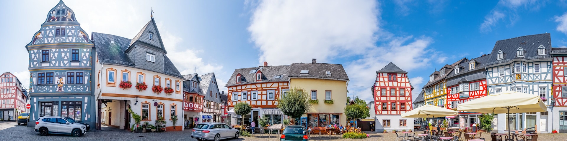 Marktplatz, Bad Camberg, Hessen, Deutschland