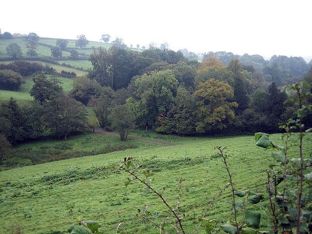 Looking towards Batcombe along the valley and round the ridge.