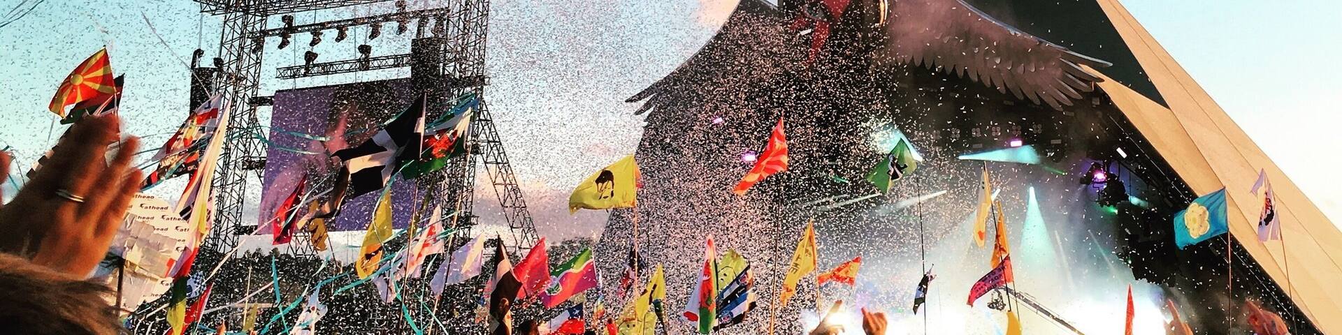 Main stage...! Buzzing with Coldplay!