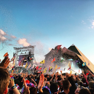 Main stage...! Buzzing with Coldplay!