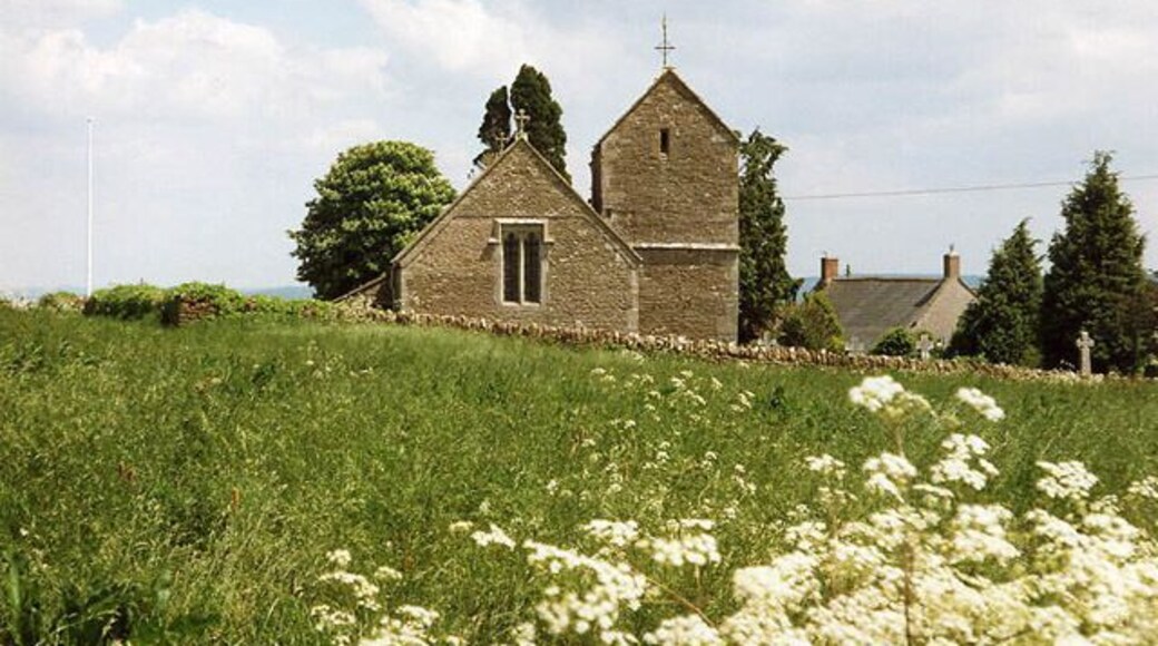 Parish church of St Mary Magdalene, Upton Noble, Somerset, seen from the west