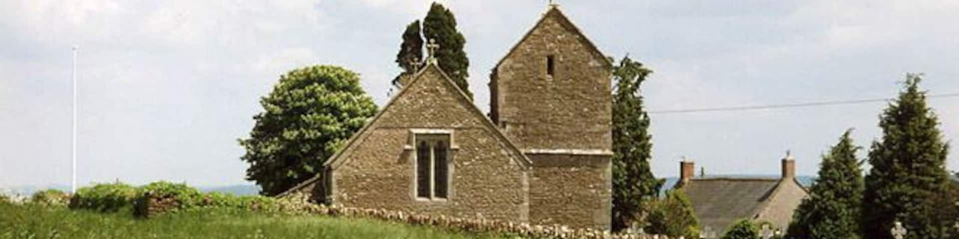 Parish church of St Mary Magdalene, Upton Noble, Somerset, seen from the west