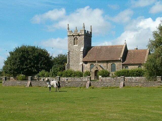 Downhead parish church. The church of All Saints.