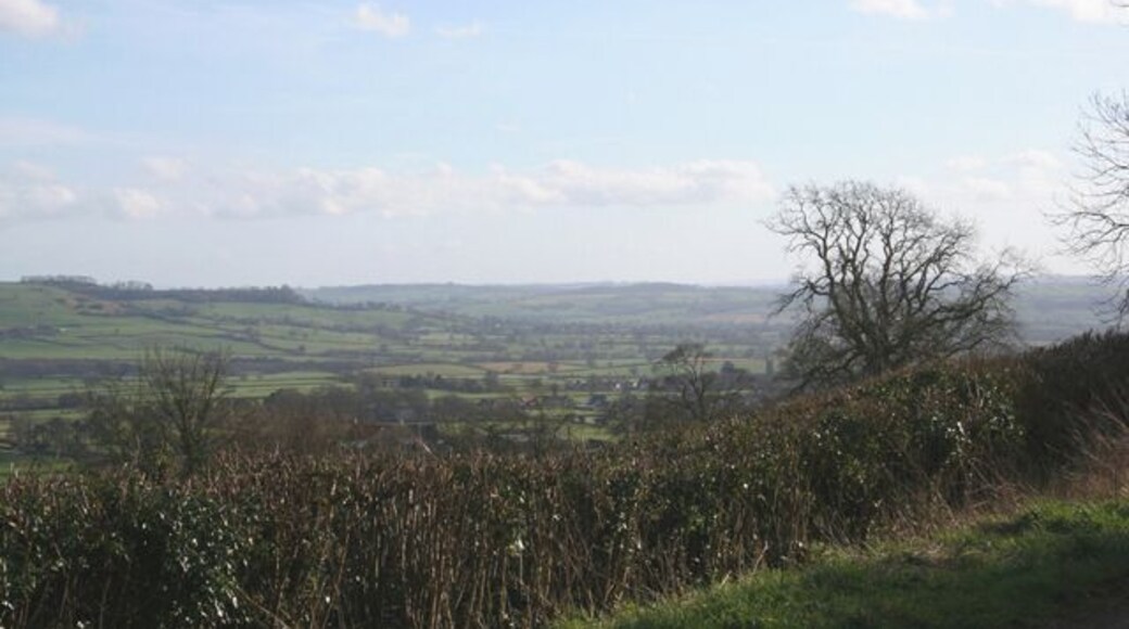 View from Maes Down Hill
