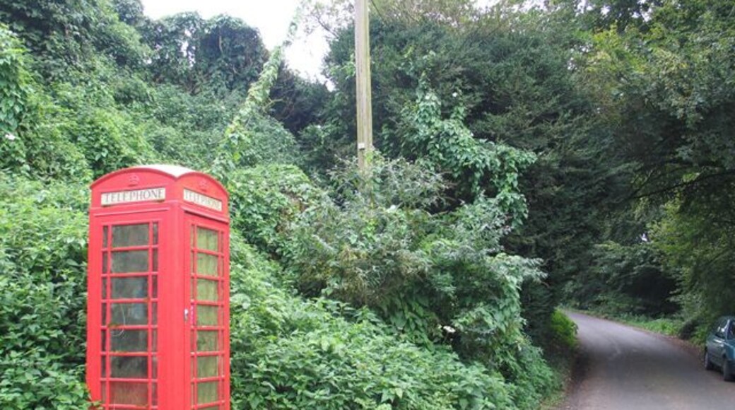 Telephone box near Hembridge