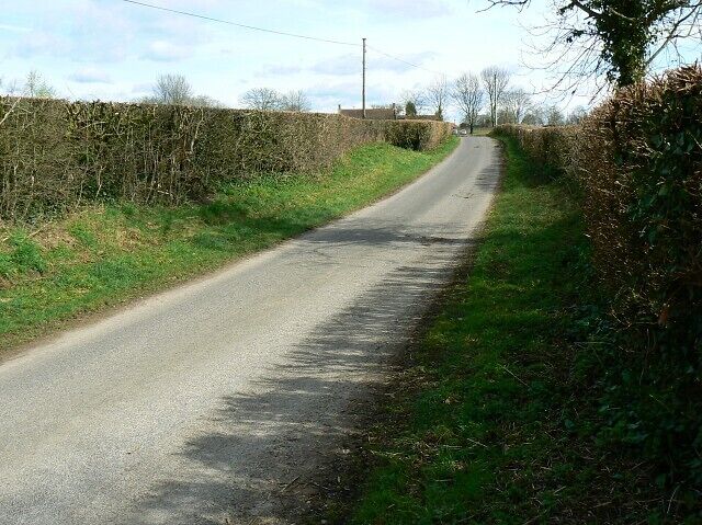 Stone Lane east of Parbrook In this direction Stone Lane leads to Stone Farm, Stone House Farm and Stone before reaching the A37.