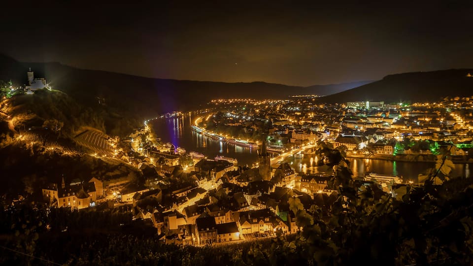 Bernkastel-Kues town from above