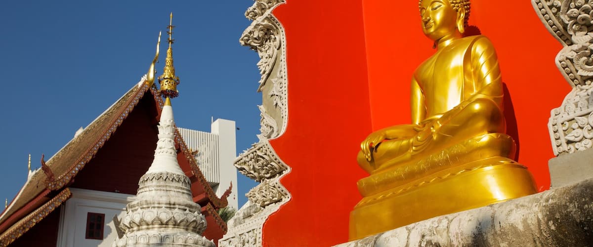 North Thailand featuring a temple or place of worship, heritage architecture and religious aspects