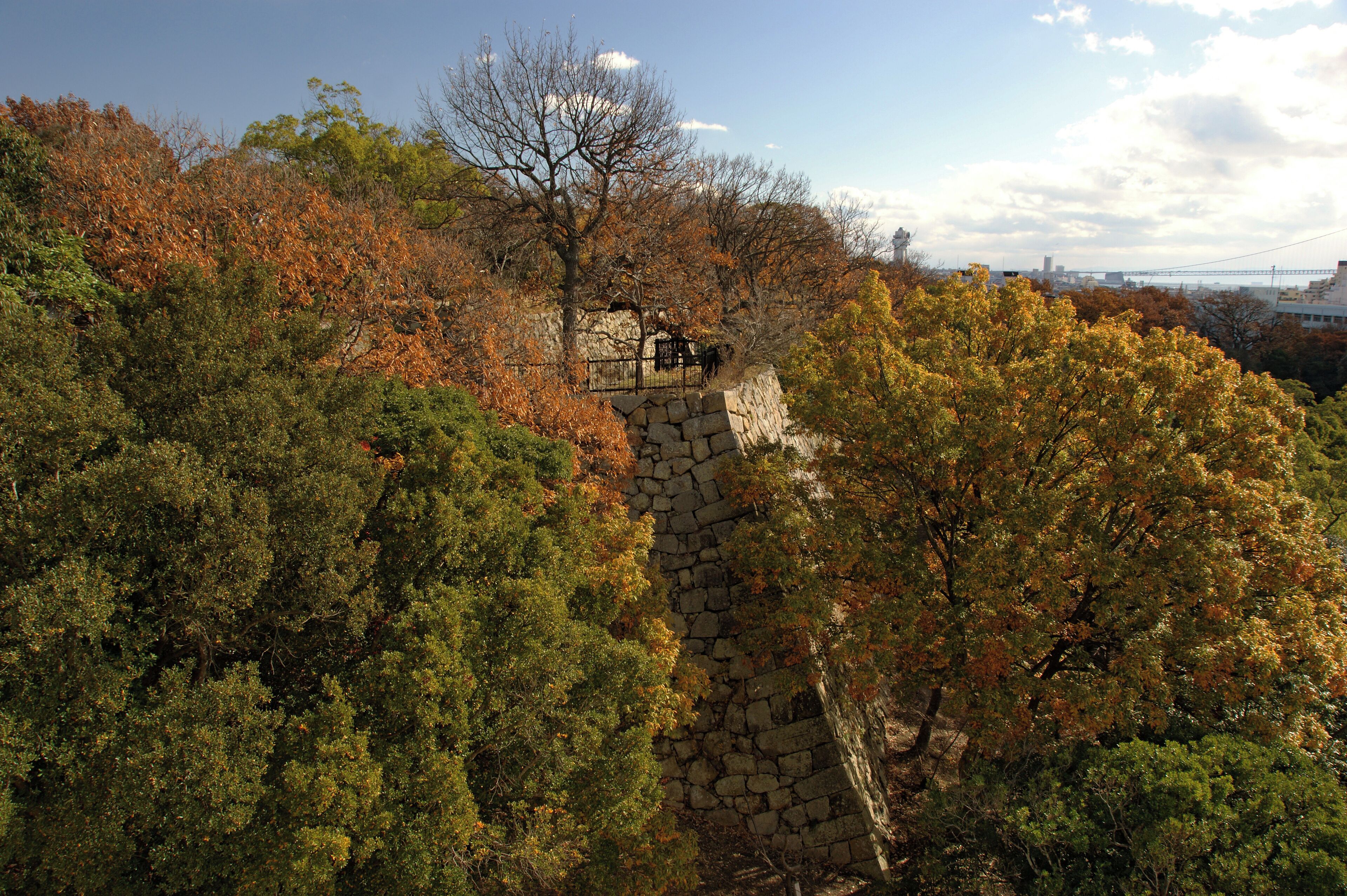 Akashi Castle (Akashi Park), Akashi, Hyogo prefecture, Japan