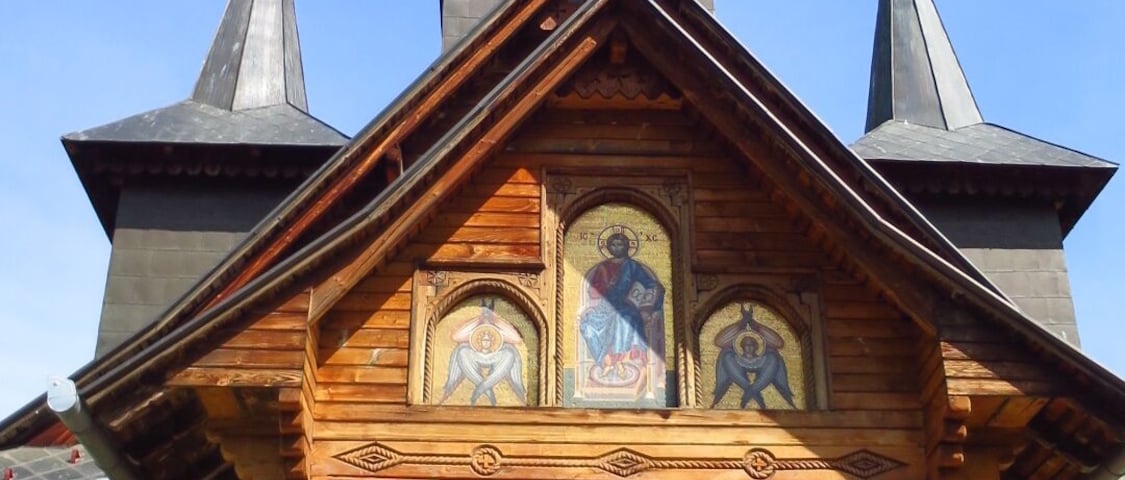 Small orthodox church in the center of Baile Felix Spa