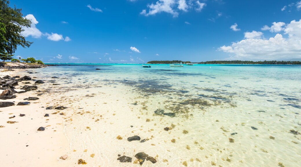 Wide-angle view of the Blue Bay Marine Park, Mauritius, Mahebourg, Indian Ocean