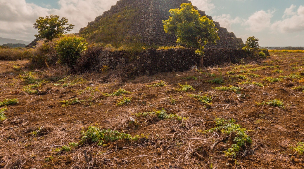 Plaine Magnien pyramids in Mauritius