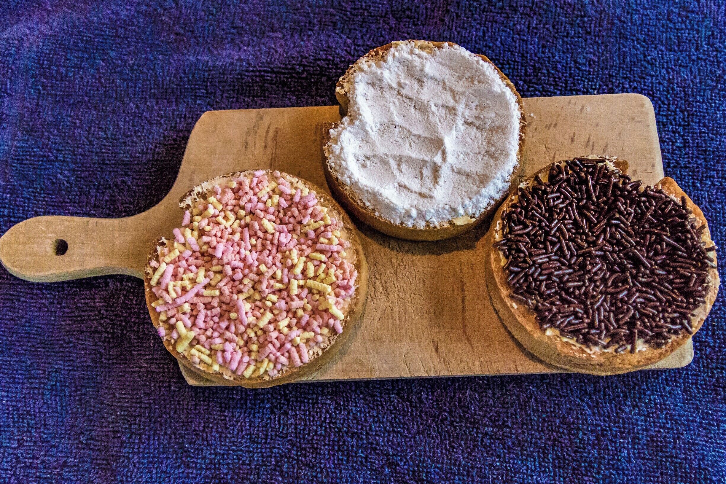 A typical Dutch lunch or breakfast.

http://www.divebuddies4life.com/the-best-dutch-treats/