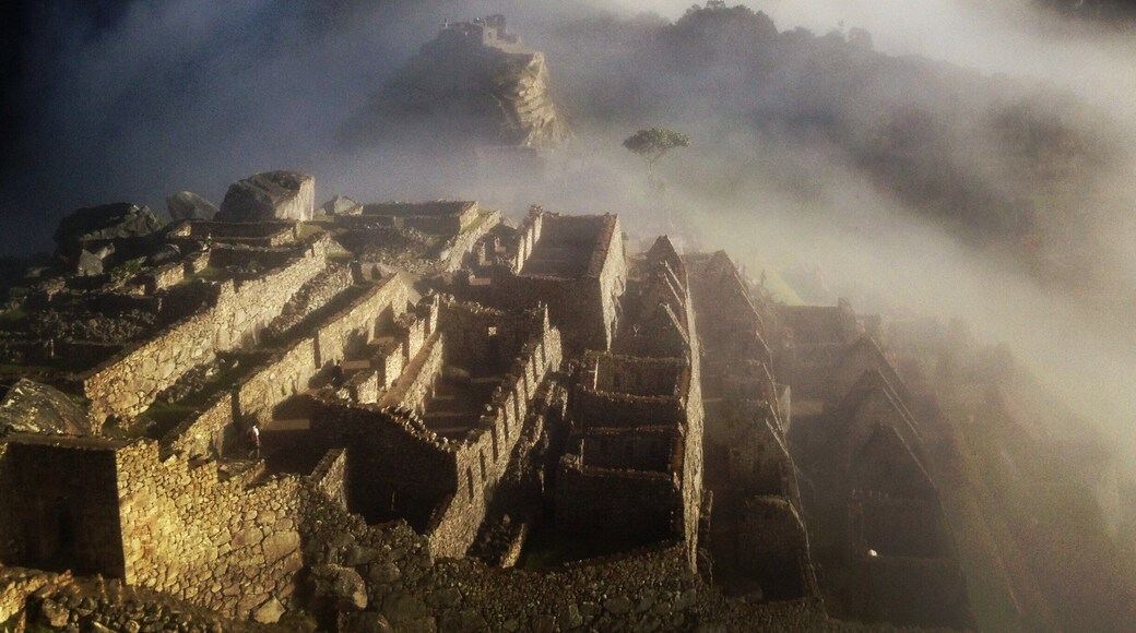 Morning fog blankets Machu Picchu at sunrise #LifeAtExpedia