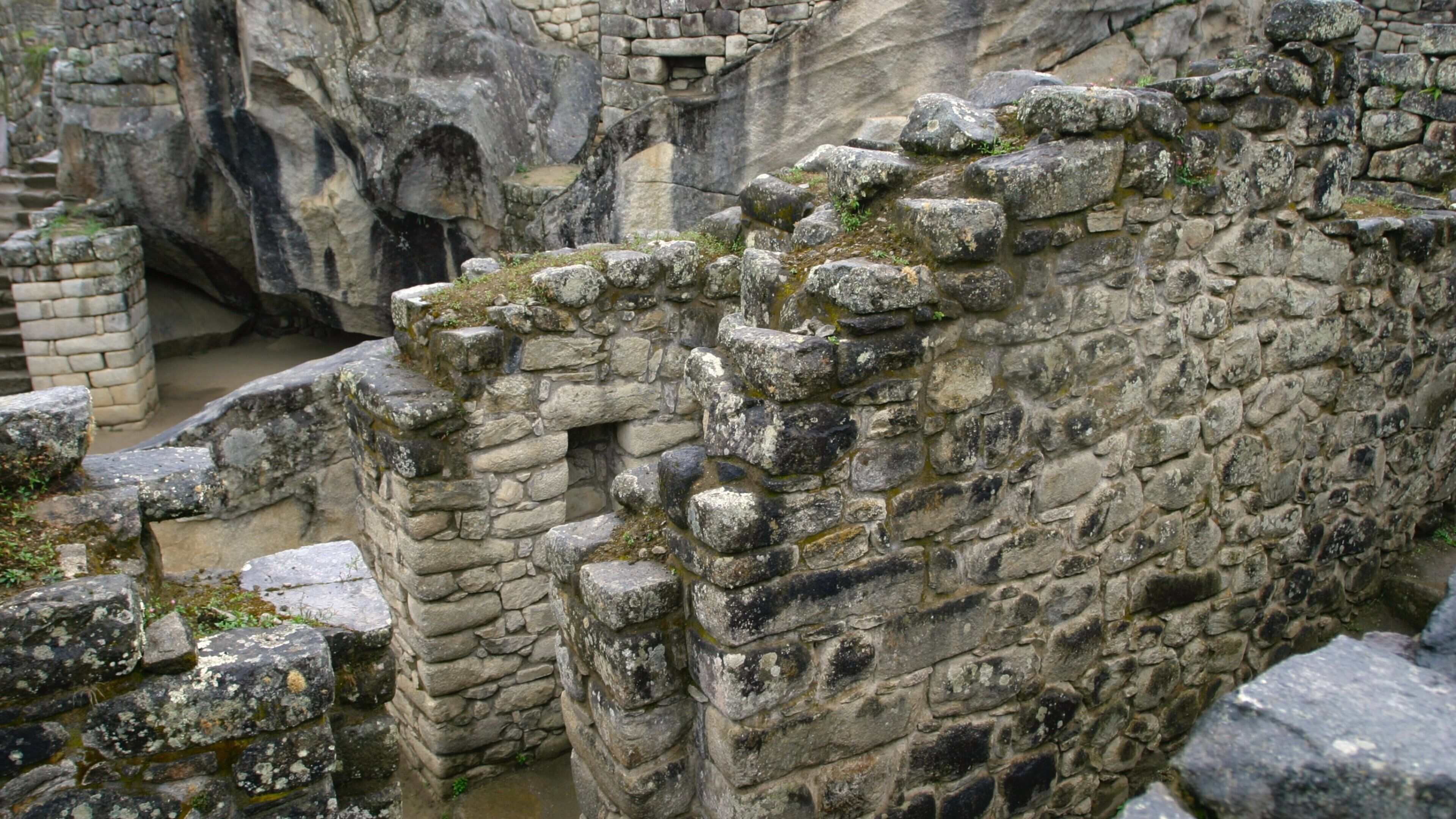 Machu Picchu featuring a ruin