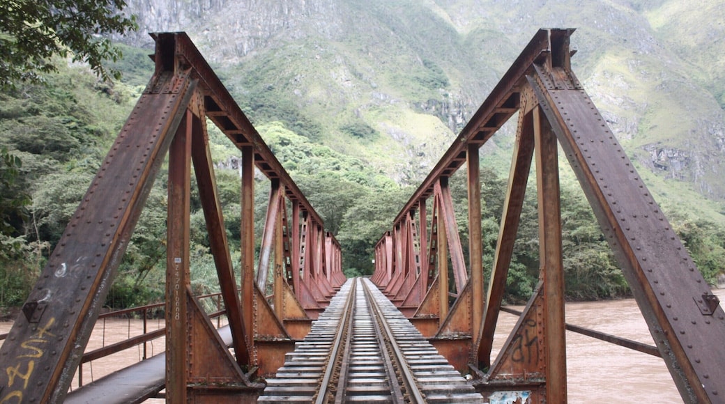 Part of my trek to Machu Picchu was crossing this incredible bridge in the middle of the Peruvian jungle. #TakeaHike