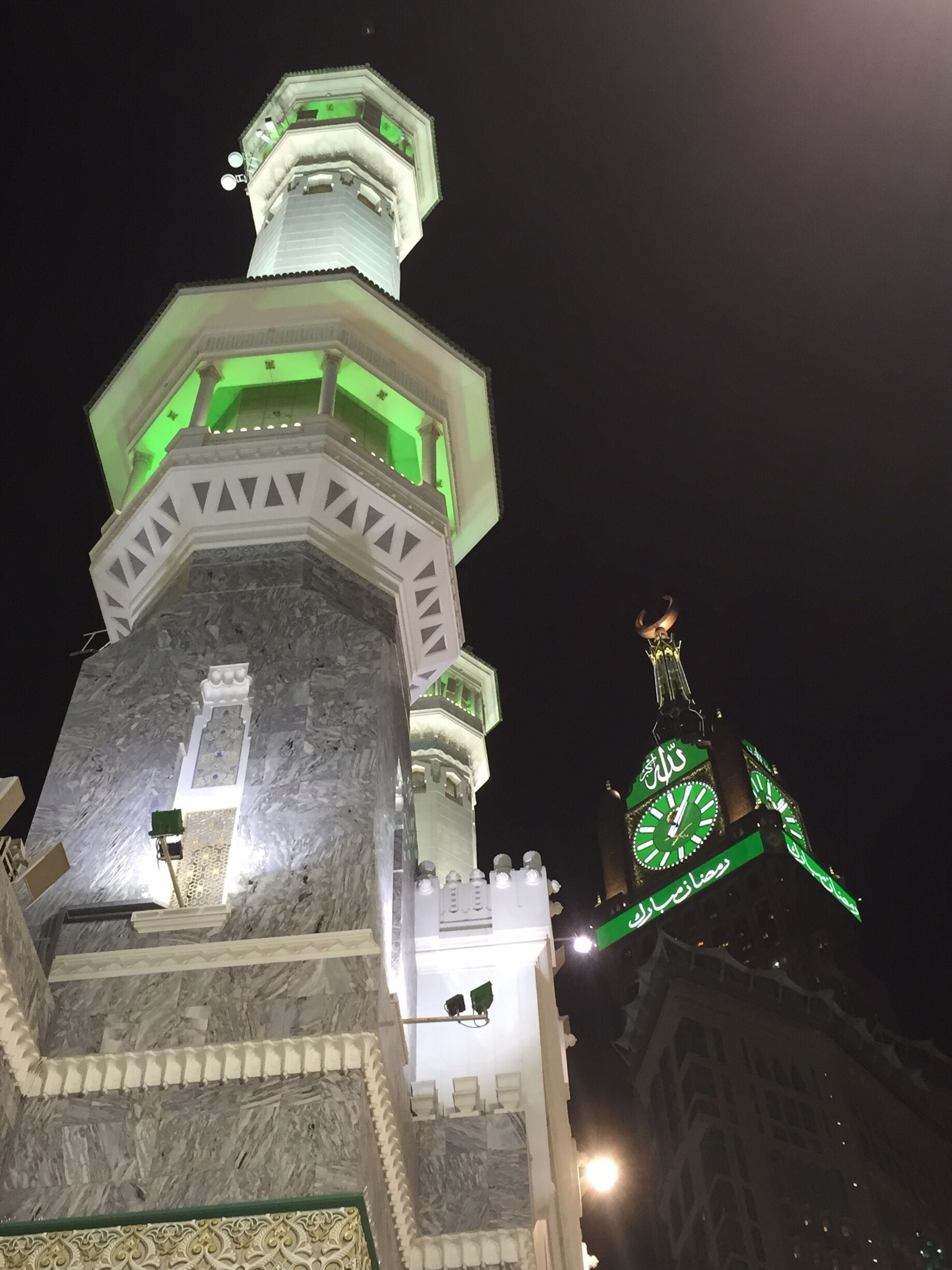 From within the Masjid Alharam-Makkah 