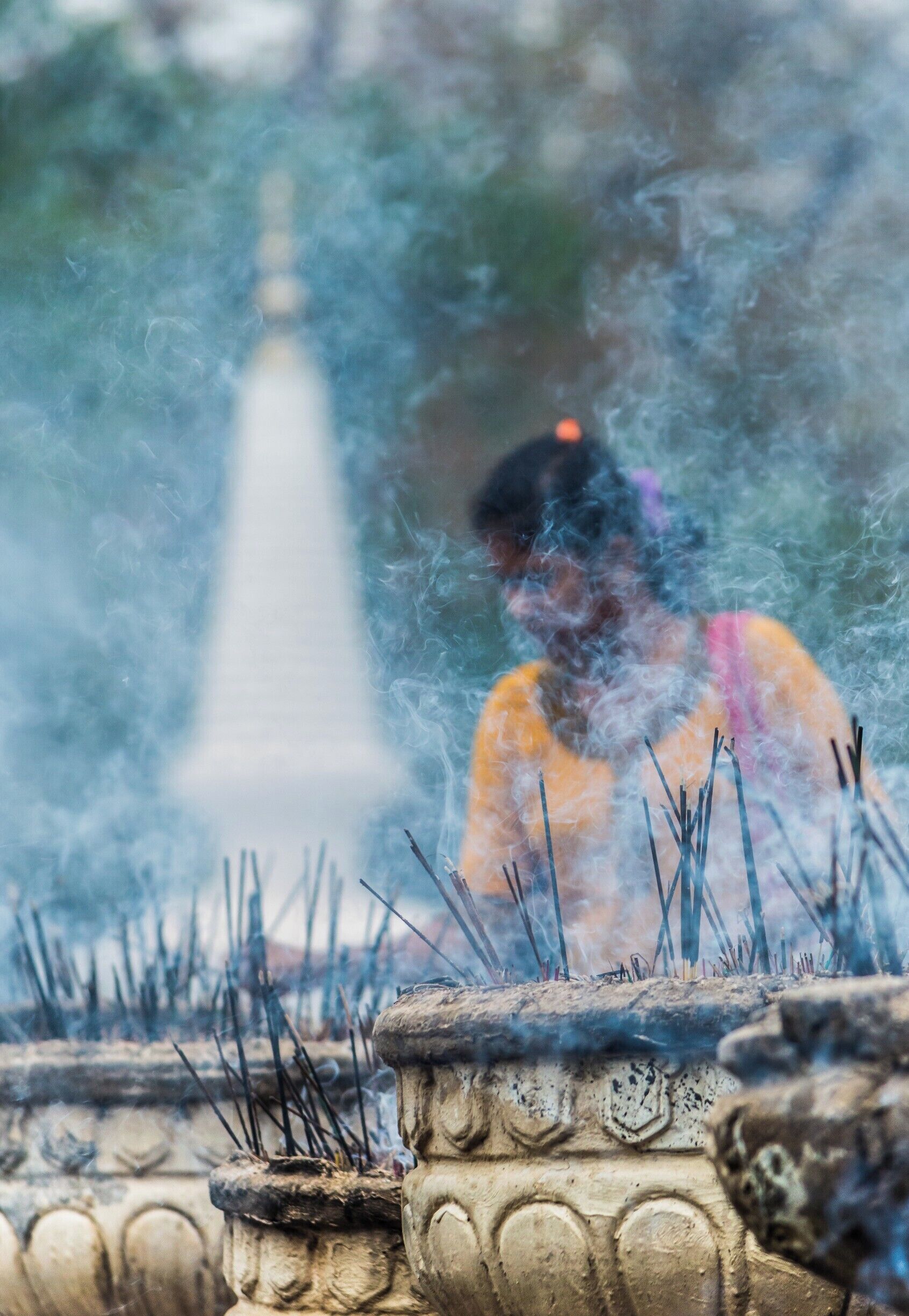 Sri Lanka is one of the most diverse countries you'll ever see in every aspect including the culture. This was taken while roaming around the city of Kandy. This kind of scenery are not rare all over Sri Lanka. 