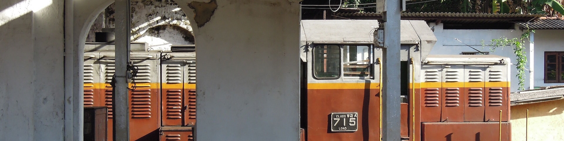 i arrive in the railway station and saw this locomotive kind of hidden. light was nice. i still don't know if they still use it.. #OnTheRoad