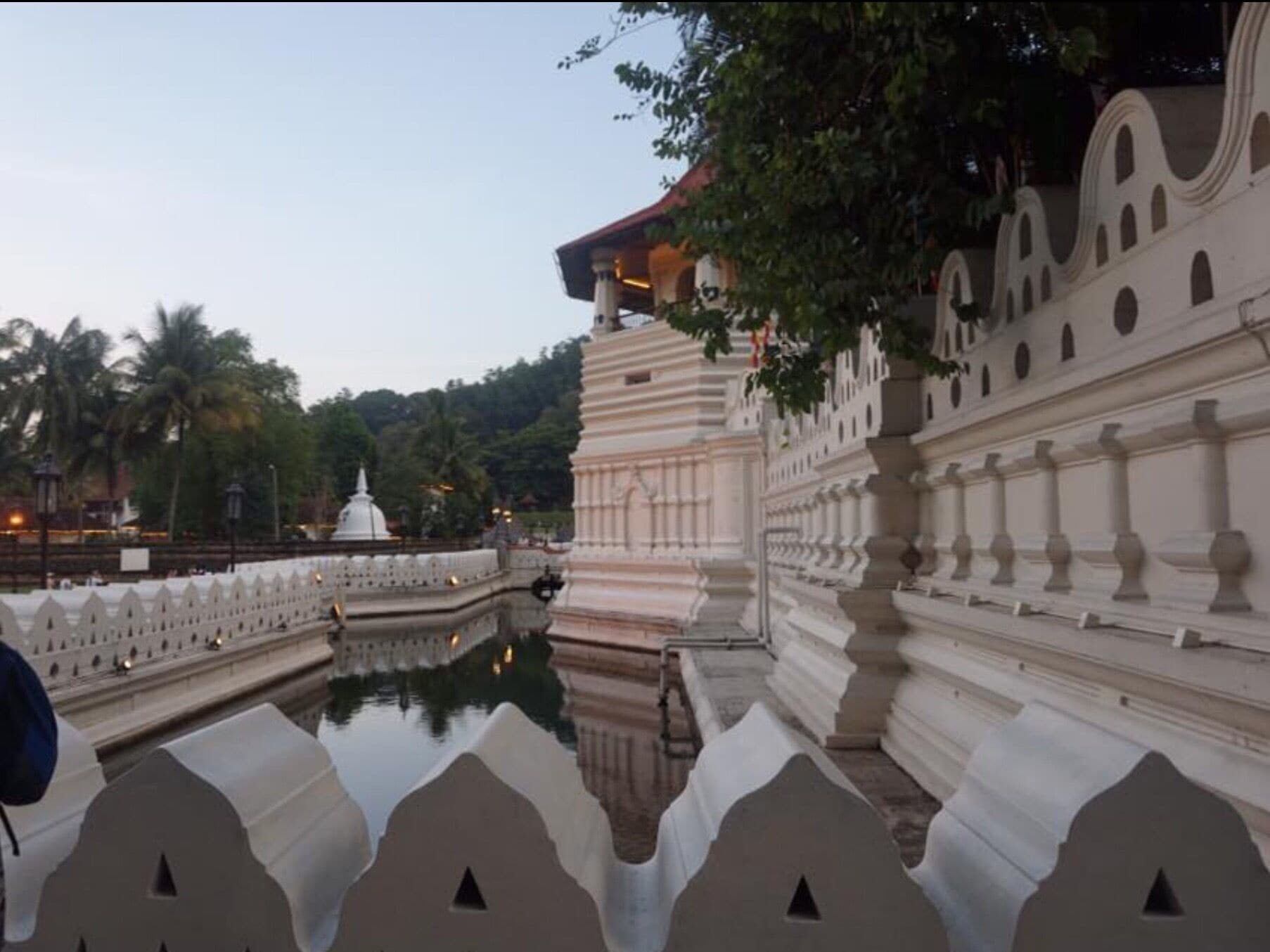 Beautiful place Temple of the tooth in fabulous Kandy Sri Lanka