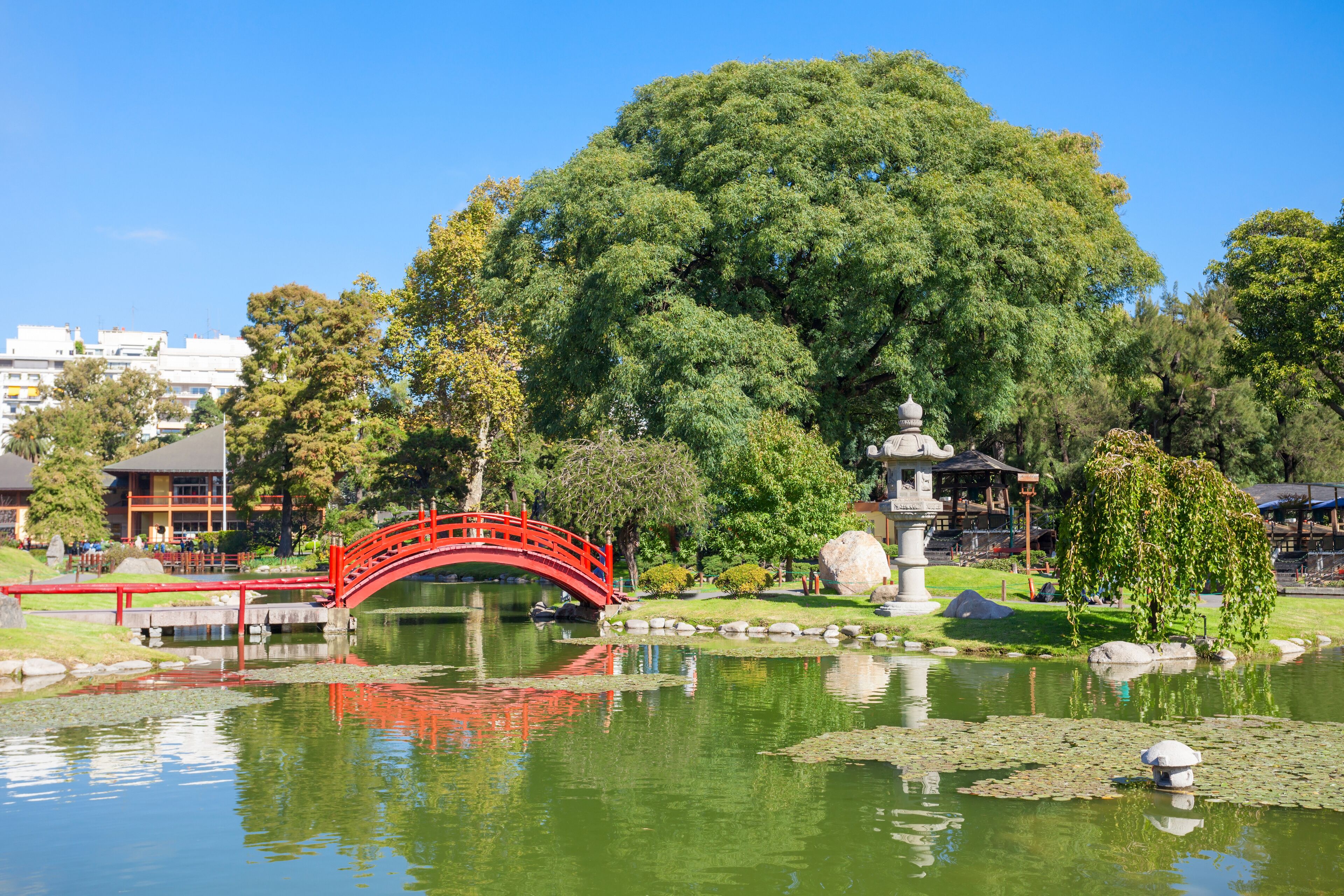 The Buenos Aires Japanese Gardens (Jardin Japones de Buenos Aires) are a public space in Buenos Aires, Argentina; Shutterstock ID 443475481