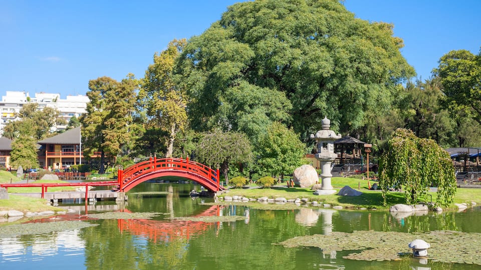 The Buenos Aires Japanese Gardens (Jardin Japones de Buenos Aires) are a public space in Buenos Aires, Argentina; Shutterstock ID 443475481