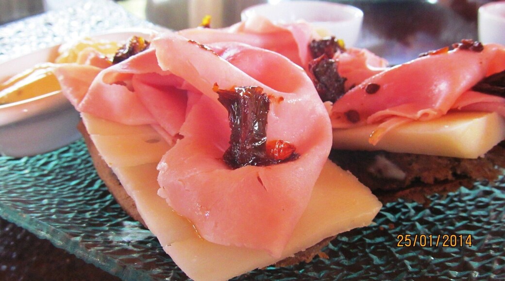 Eating superb at "Hebras" a tea house in Villa General Belgrano, definitely a #localgem !