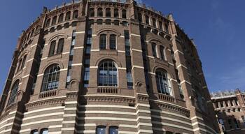 Gasometer shopping center, Simmering, Vienna, Austria, Europe