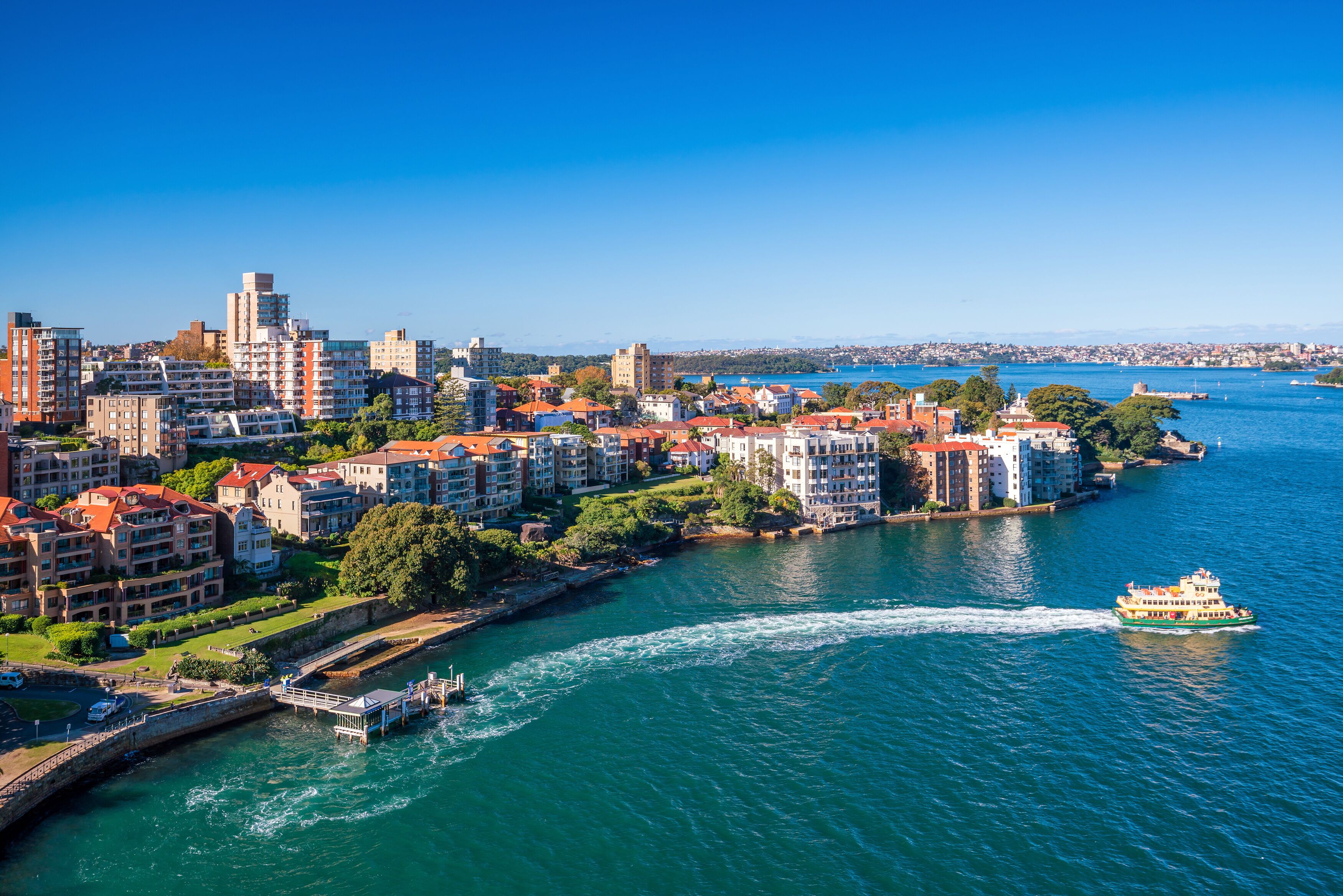 Kirribilli skyline in Sydney