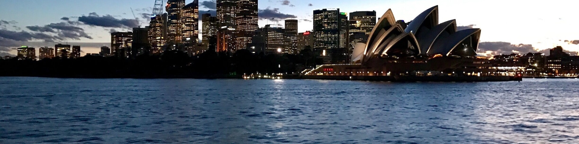 Sydney CBD and the opera house