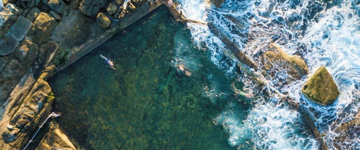 Sydney has a number of ocean rock pools all across the east coast, where you can have a swim in the sea without worrying about the big waves. This one is called the Mahon Pool at Maroubra.
#LifeAtExpedia