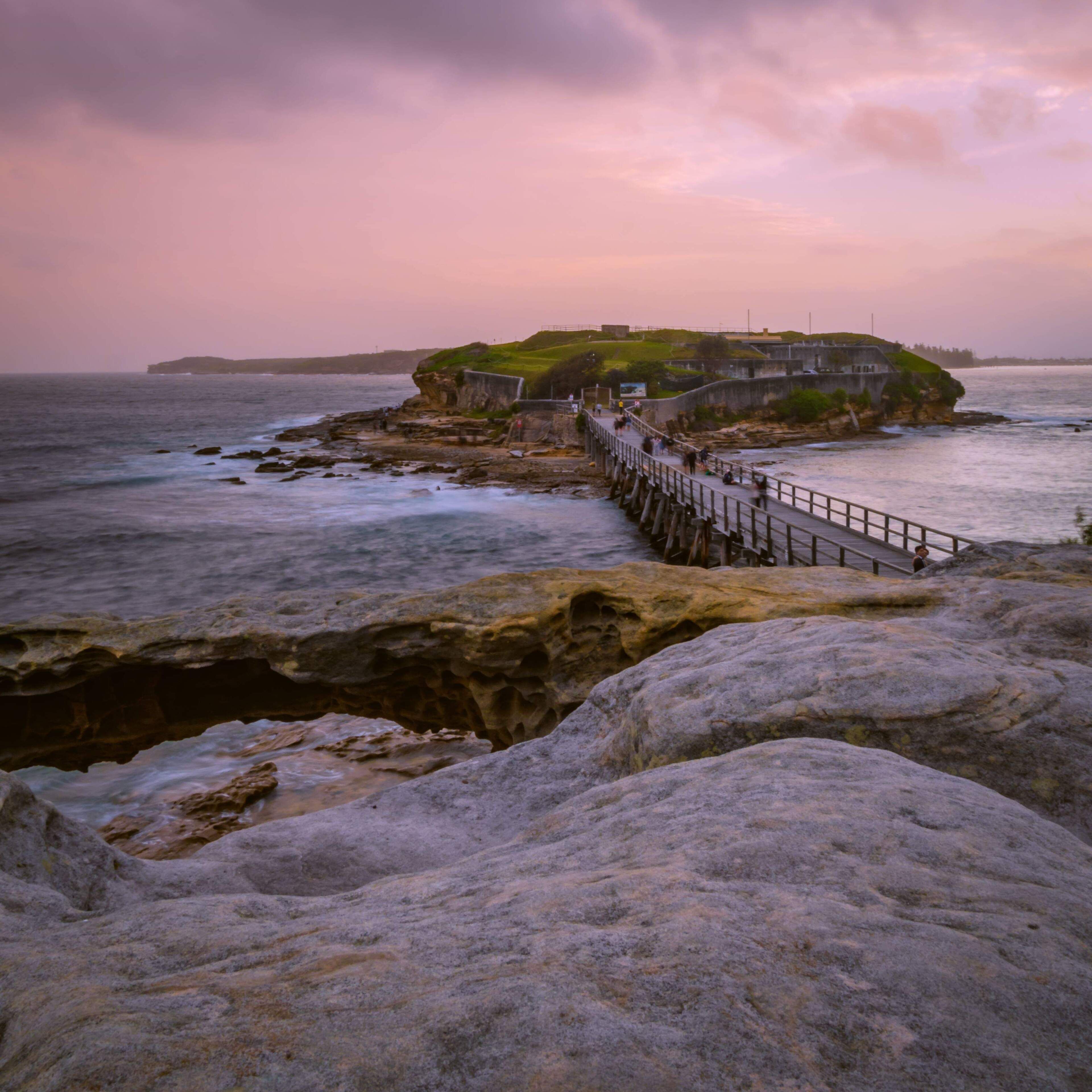 Bare Island Fort at sunset
#sunset #australia #seascape