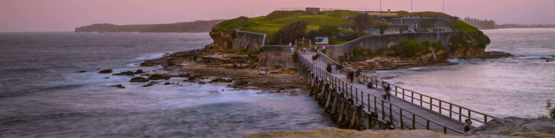 Bare Island Fort at sunset
#sunset #australia #seascape