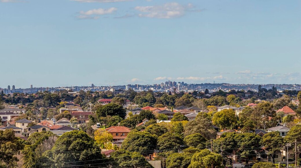 Sydney City Skyline and Suburbs Panorama from South West, Hurstville