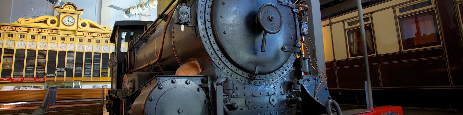 Ultimo showing interior views and railway items
