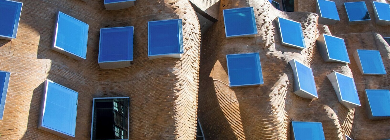 Dr Chau Chak Wing Building. Designed by Frank Gehry