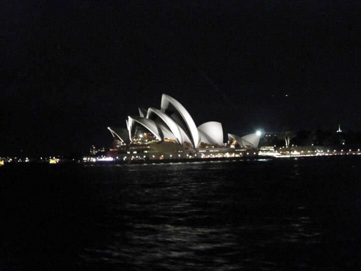 Amazing nighttime boat ride around Sydney Harbor...highlight of my trip to Sydney