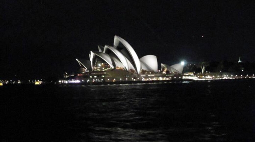 Amazing nighttime boat ride around Sydney Harbor...highlight of my trip to Sydney