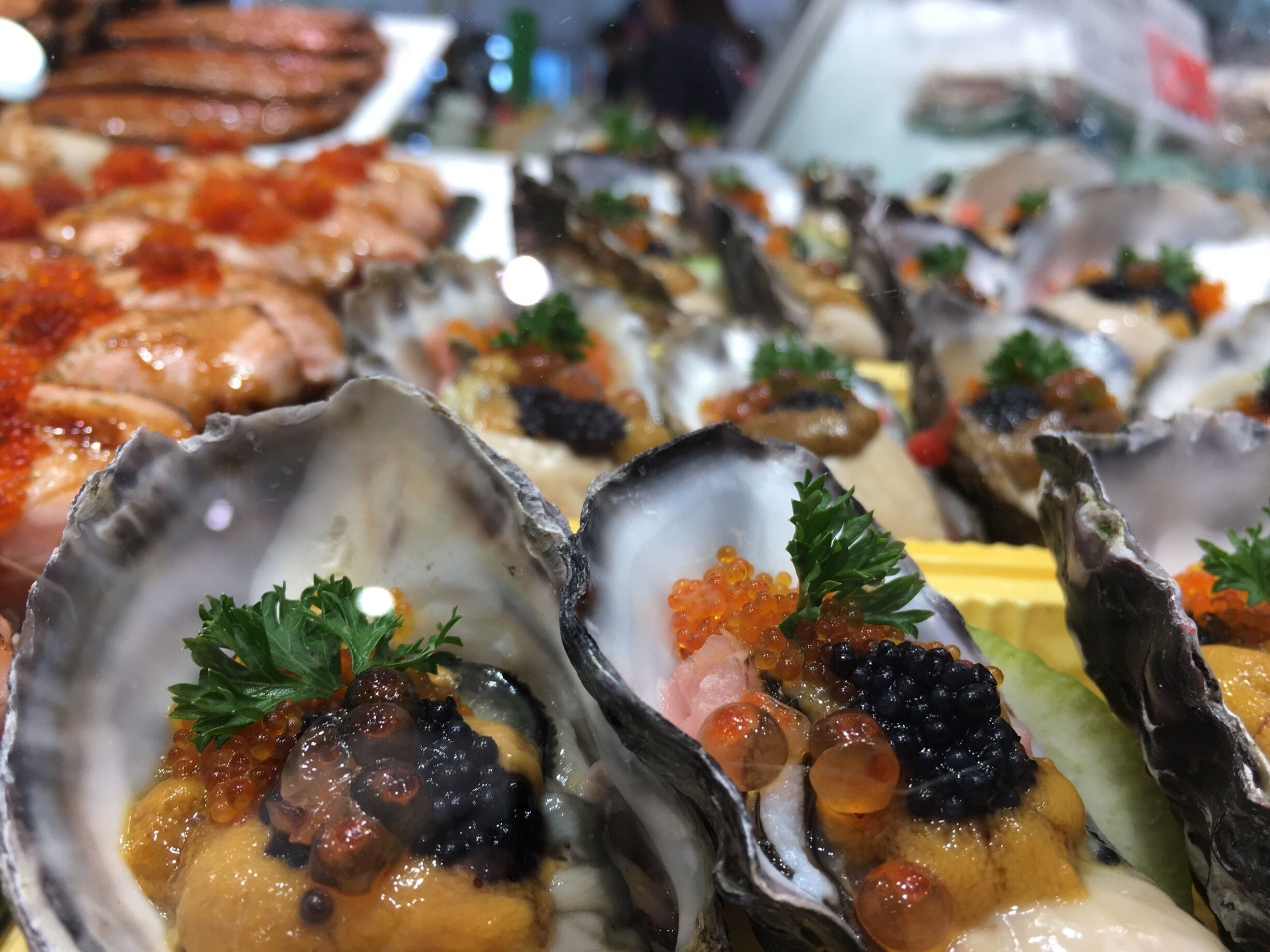The Sydney Fish Markets have the most mouthwatering seafood you can find. The sushi and sashimi are the freshest you can find anywhere. #LifeAtExpedia!