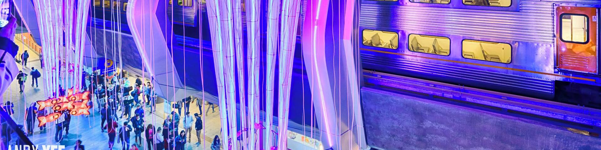 Vivid Sydney has Jellyfish as big as trains!
#chatswoodinterchange #vividsydney @VividSydney @ChatswoodInterchange @willoughbycity #traveltherenext @traveltherenext #troveon #chatswood