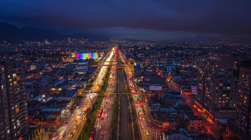 City lights Bogota