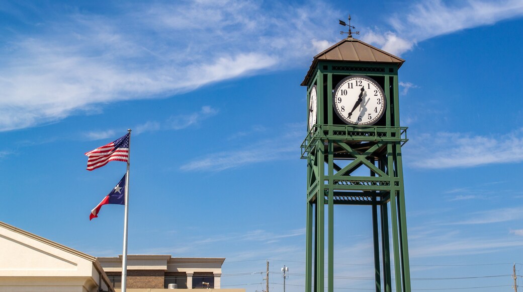 Clock Tower in Downtown Humble, Texas.