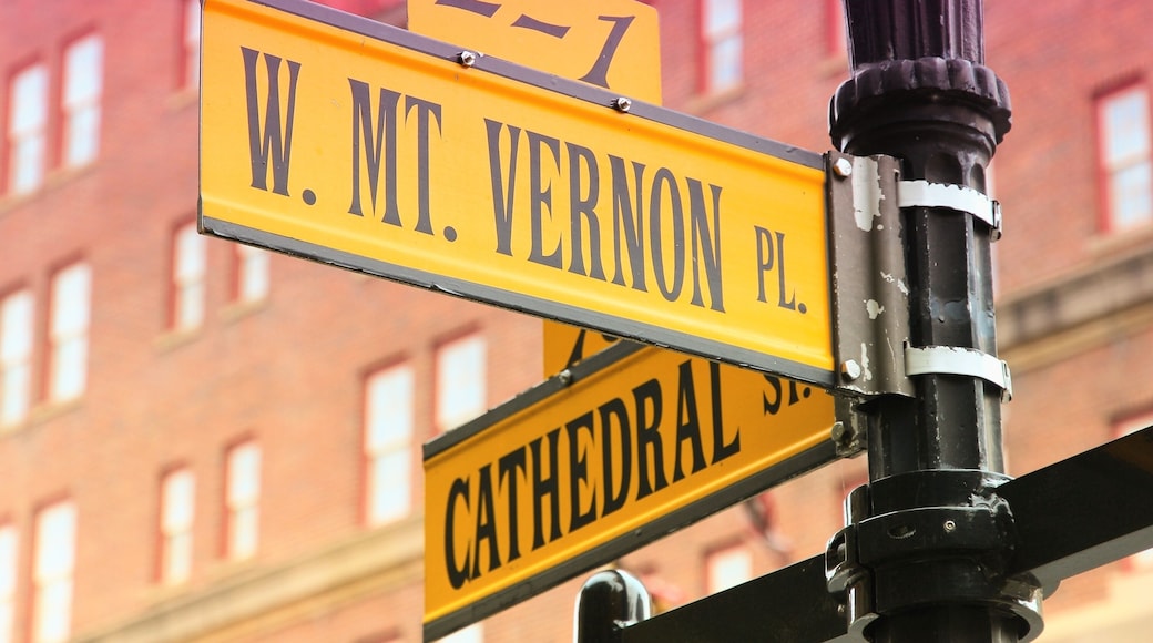 Baltimore - Mt Vernon. Filtered colors style.