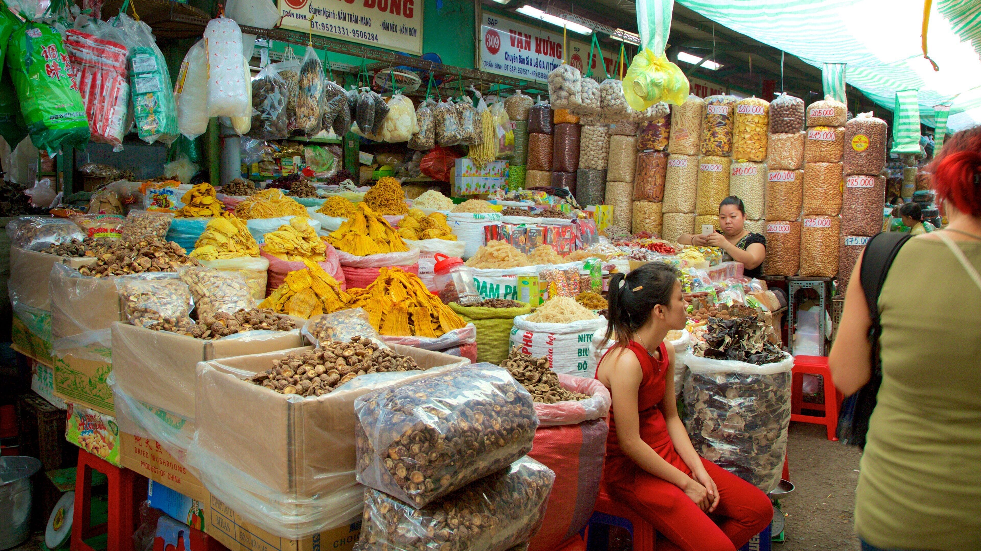 Cholon presenterar mat, shopping och marknader