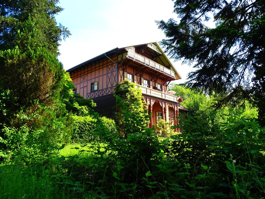 Europe , France , Alsace , Haut Rhin , building of the Petite Camargue Alsacienne fish farm